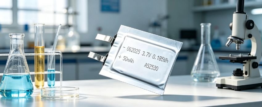 0.9mm ultra-thin lithium polymer battery for smart cards
