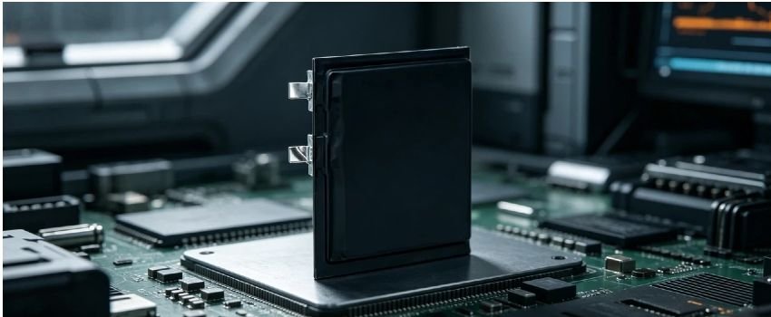 3.7V high energy density thin battery for wearables