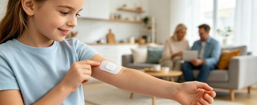 Ultra-slim Li-Polymer battery for wearable devices