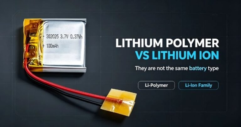 Is a Lithium Polymer Battery the Same as Lithium Ion?