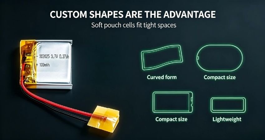 302025 li polymer battery sample, difference between li poly and lithium ion solar batteries