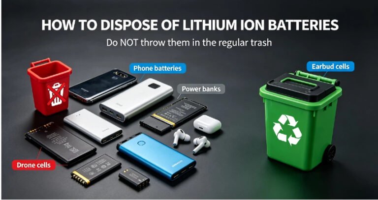 How to Dispose of Lithium Ion Batteries
