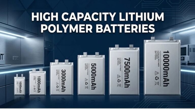 High capacity lithium polymer battery guide A&S Power