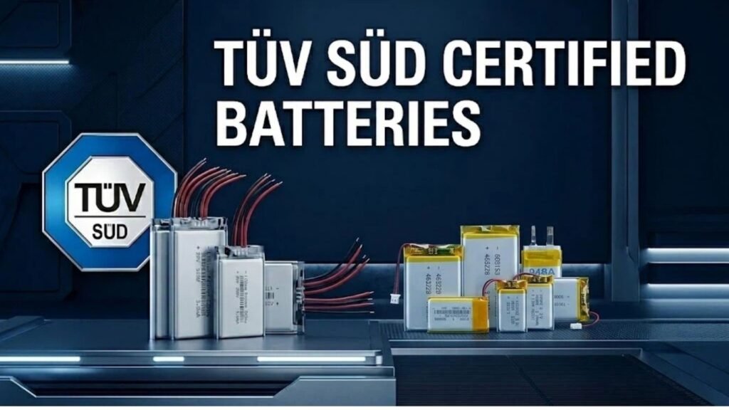 TÜV SÜD certified lithium polymer batteries guide A&S Power