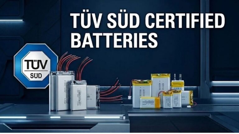 TÜV SÜD certified lithium polymer batteries guide A&S Power